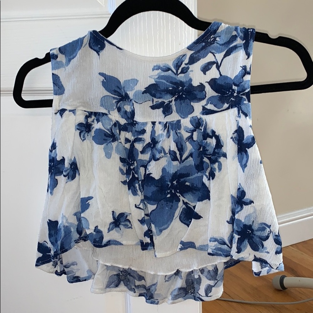 Vintage Havana Cropped Blouse